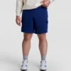 8" fleece-cargoshortsit, C Logo