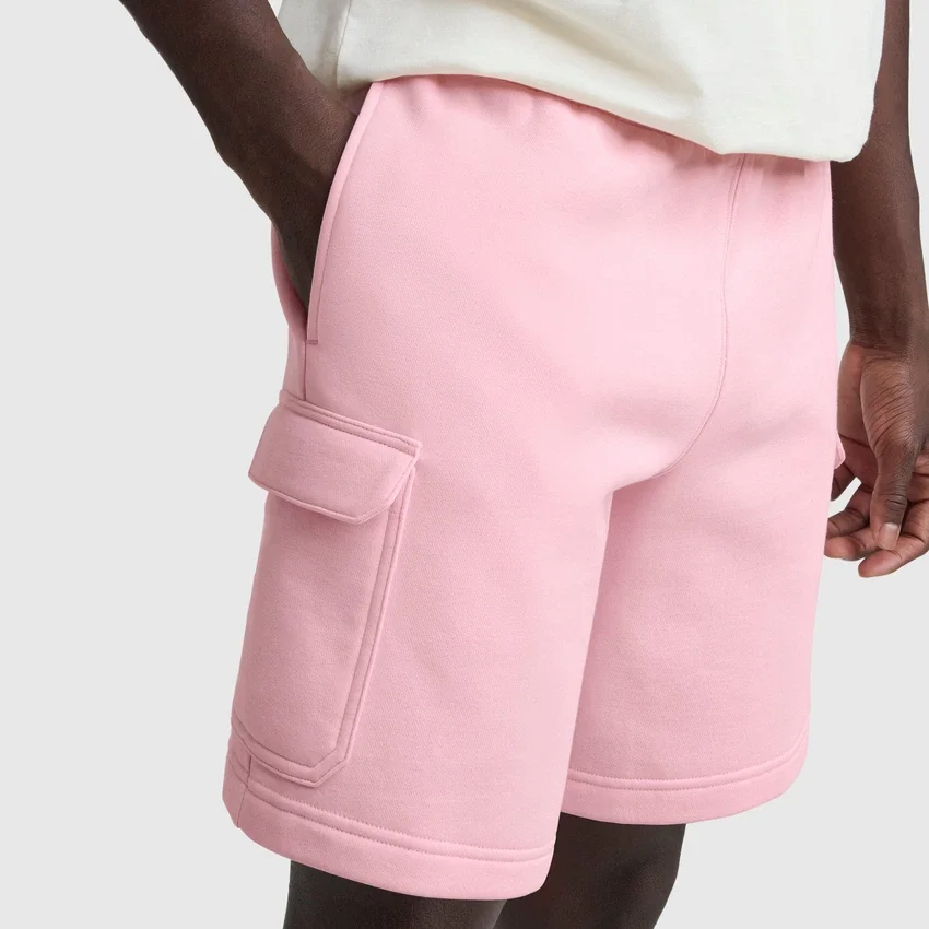 8" fleece-cargoshortsit, C Logo