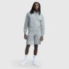 8" fleece-cargoshortsit, C Logo