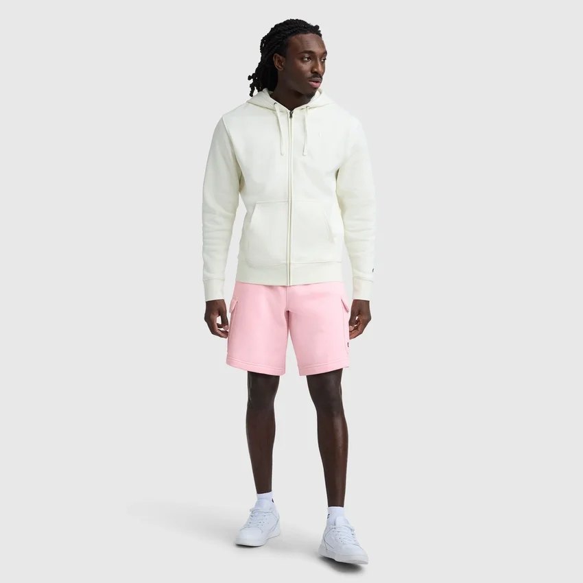 8" fleece-cargoshortsit, C Logo