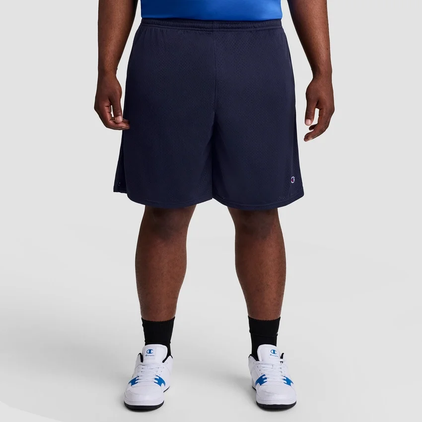 9" Classic Mesh Shortsit, C Logo – Big & Tall