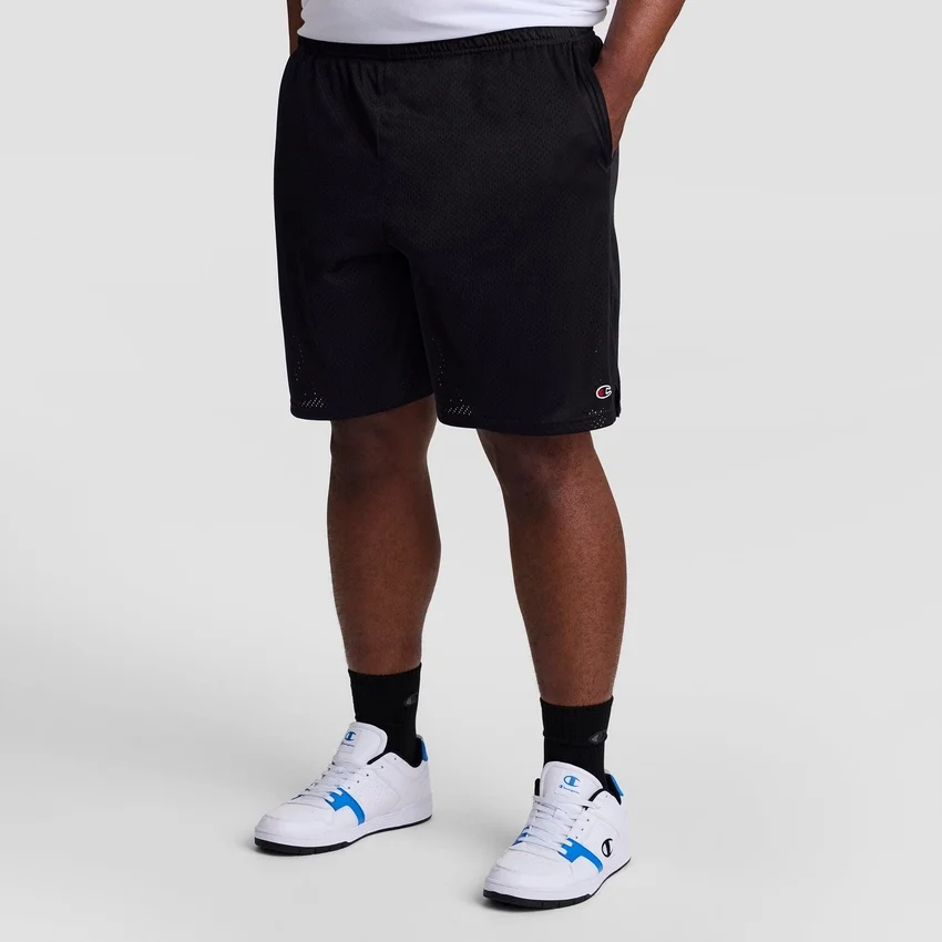 9" Classic Mesh Shortsit, C Logo – Big & Tall