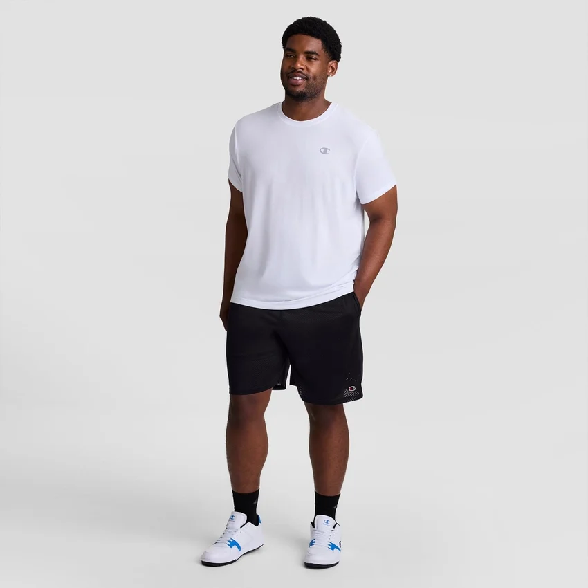 9" Classic Mesh Shortsit, C Logo – Big & Tall