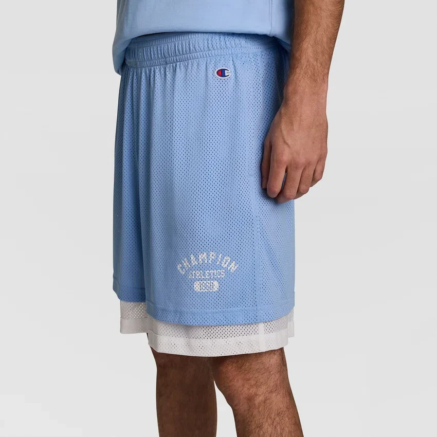9" Gridiron Double Layer Shortsit, C Logo