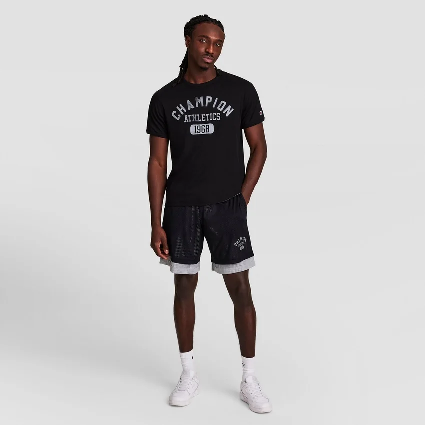 9" Gridiron Double Layer Shortsit, C Logo
