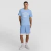9" Gridiron Double Layer Shortsit, C Logo