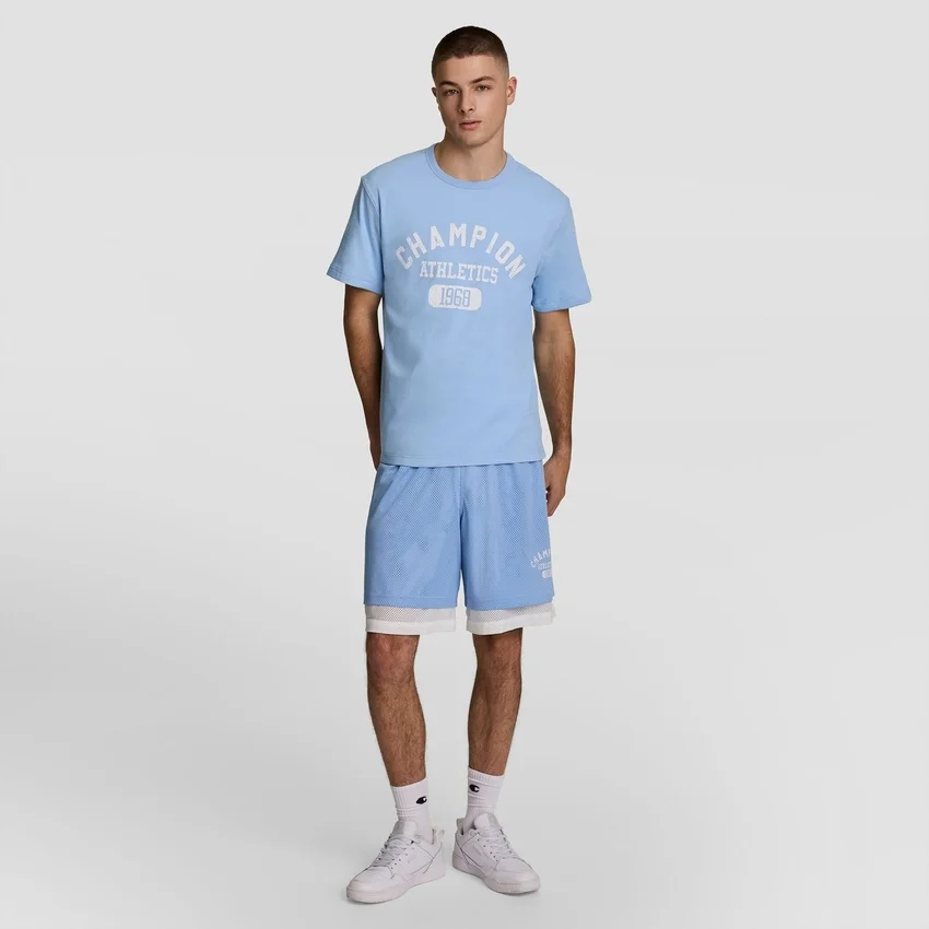 9" Gridiron Double Layer Shortsit, C Logo