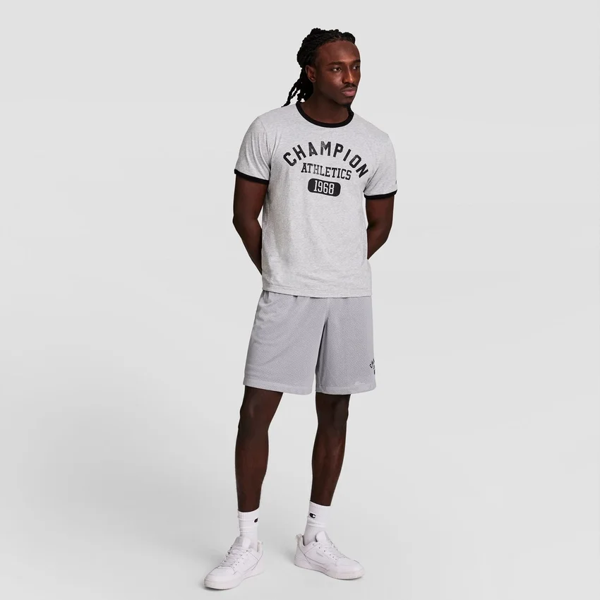 9" Gridiron Double Layer Shortsit, C Logo