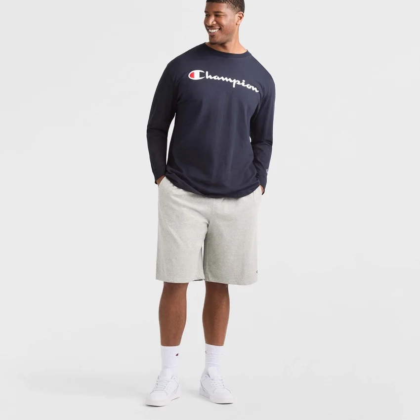 9" kevyet kotishortsit, C Logo – Big & Tall
