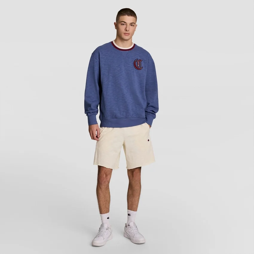 9" Modern Retro Washed -shortsit, C Logo
