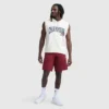 9" Modern Retro Washed -shortsit, C Logo