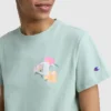 Floral Mesh "C" Graphic T-paidat, C Logo