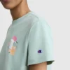 Floral Mesh "C" Graphic T-paidat, C Logo