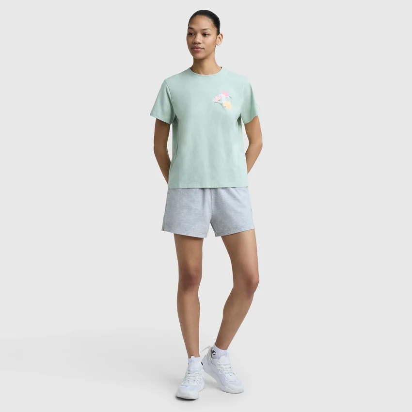 Floral Mesh "C" Graphic T-paidat, C Logo