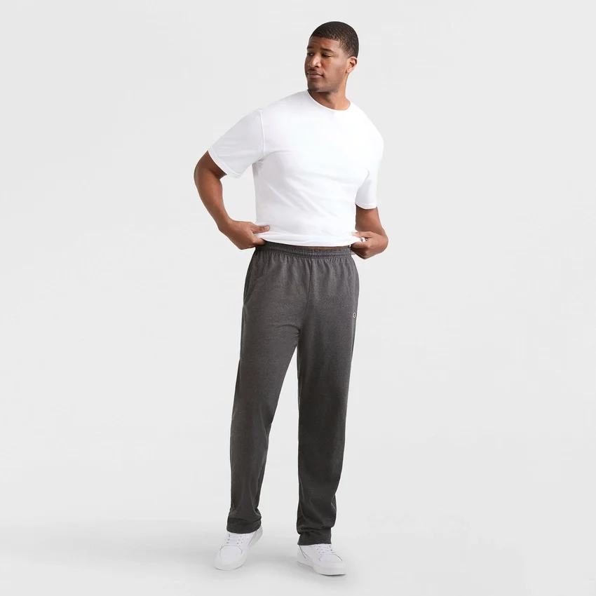 Kevyet kotihousut, avoin helma, C Logo – Big & Tall