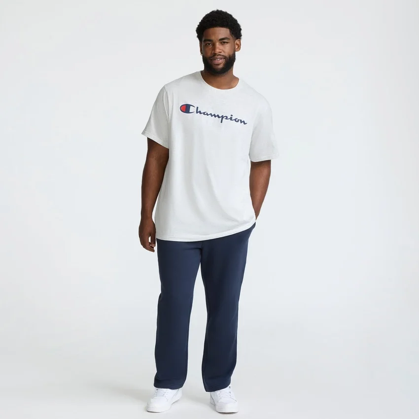 Klassinen graafinen T-paita, Script Logo – Big & Tall