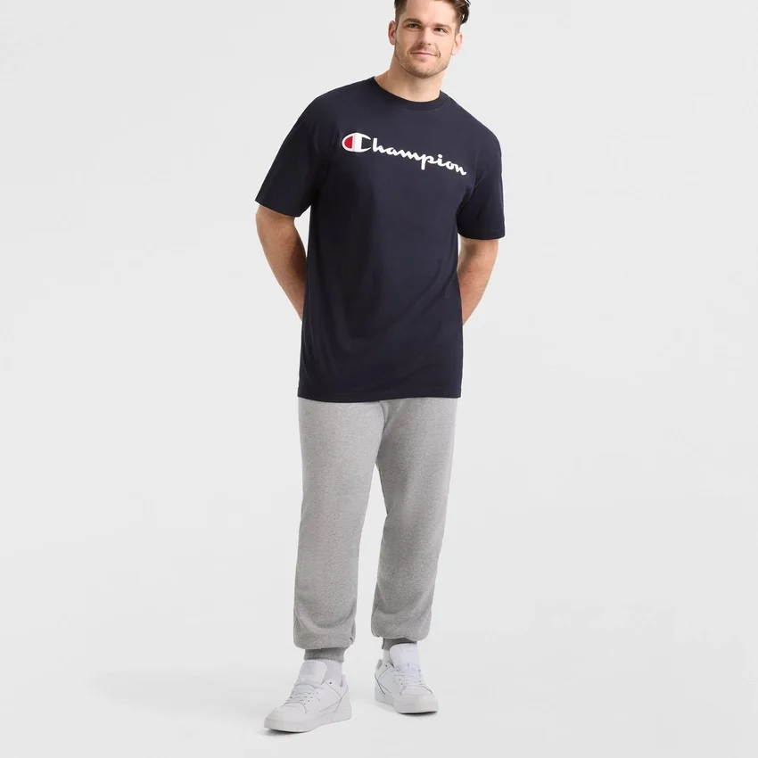 Klassinen graafinen T-paita, Script Logo – Big & Tall