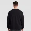 Klassinen pitkähihainen T-paita, brodeerattu C Logo – Big & Tall