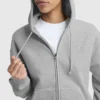 Powerblend-fleece-vetoketjuhuppari, C Logo