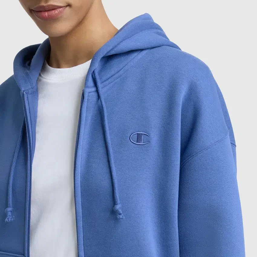 Powerblend-fleece-vetoketjuhuppari, C Logo
