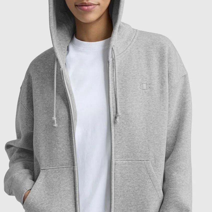 Powerblend-fleece-vetoketjuhuppari, C Logo